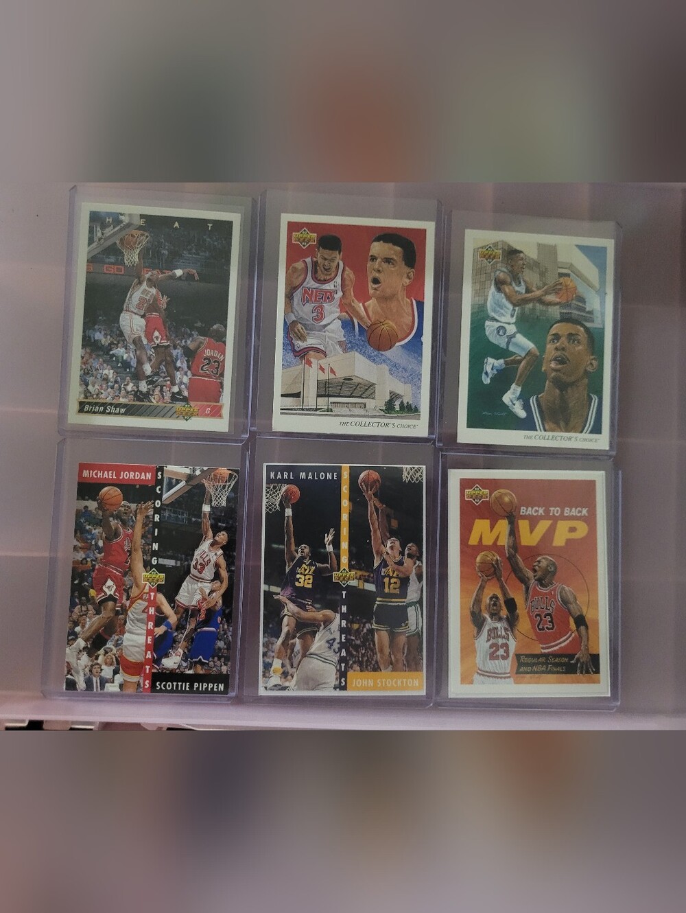 Vintage Basketball Trading Cards Collector Set - Multicolor